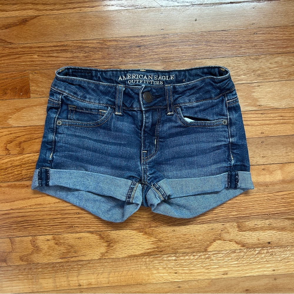 American Eagle Outfitters Indigo Jean Shorts